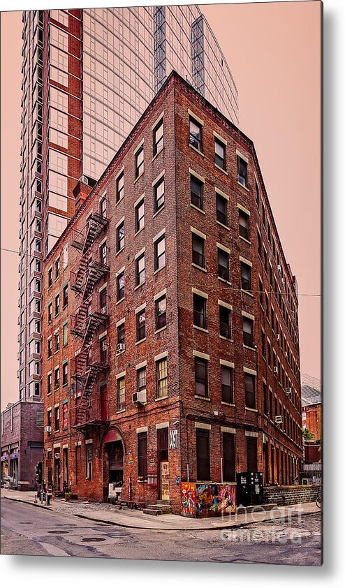 Architecture Metal Print featuring the photograph Brooklyn Apartments by Franz Zarda