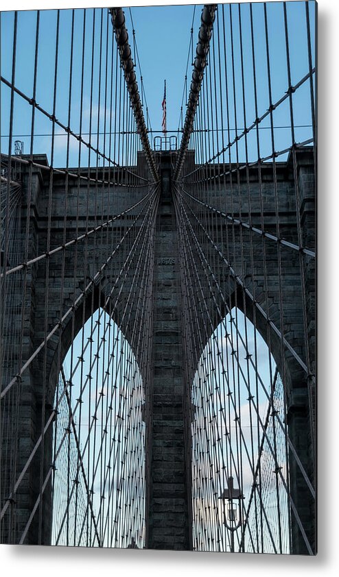 Brooklyn Bridge Metal Print featuring the photograph Brooklyn Bridge by Steven Richman