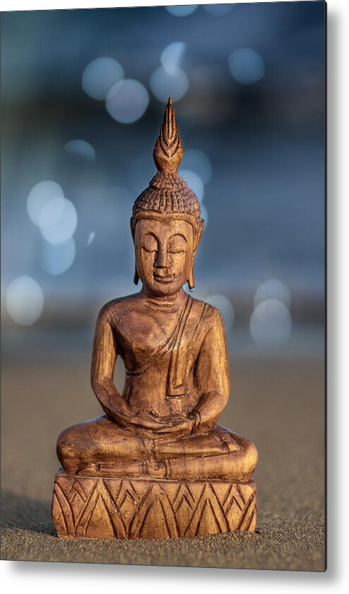 Sea Metal Print featuring the photograph Buddha by Stelios Kleanthous