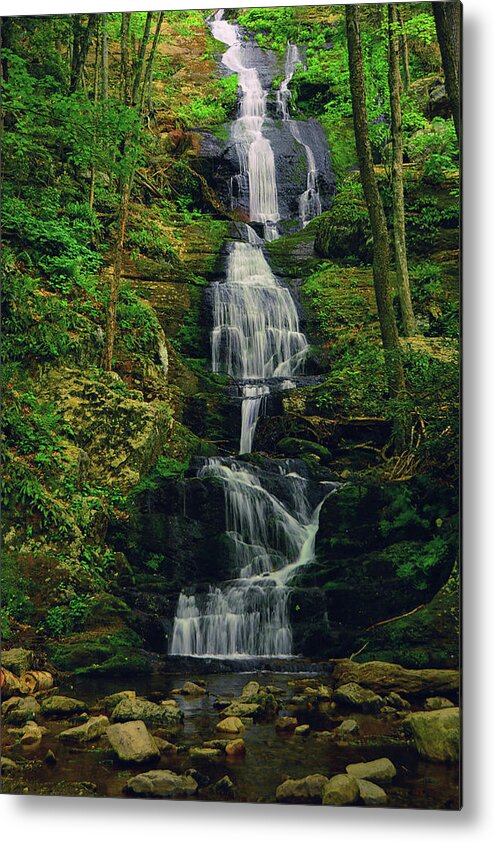 Buttermilk Falls Metal Print featuring the photograph Buttermilk Falls 3 by Raymond Salani III