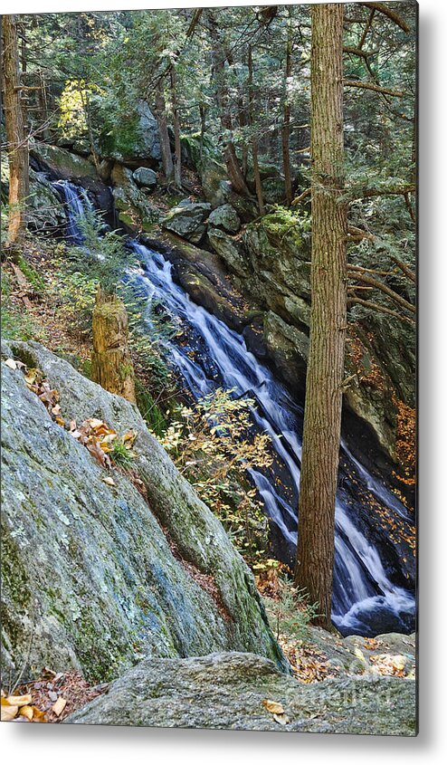 Water Fall Metal Print featuring the photograph Buttermilk Falls by Edward Sobuta