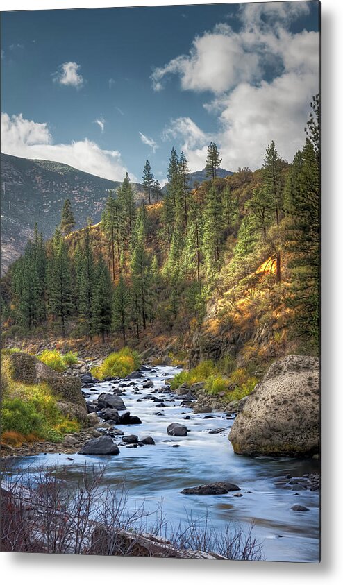 Nevada Metal Print featuring the photograph CA/Nevada Stream by Bruce Bottomley