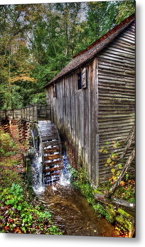 Mill Metal Print featuring the photograph Cades Cove Mill by Norman Reid