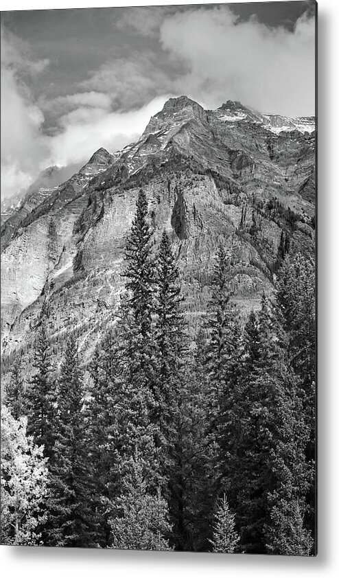 Canadian Rockies Metal Print featuring the photograph Canadian Rockies No. 2-2 by Sandy Taylor