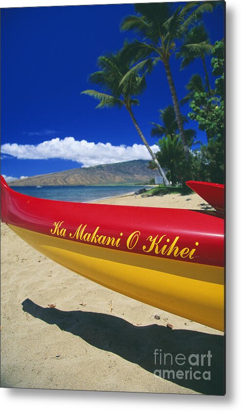 Afternoon Metal Print featuring the photograph Canoe Bow Detail by Ron Dahlquist - Printscapes