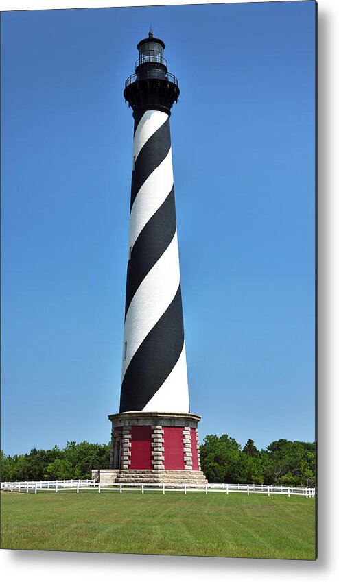 Cape Hatteras Light Metal Print featuring the photograph Cape Hatteras Light by Brendan Reals