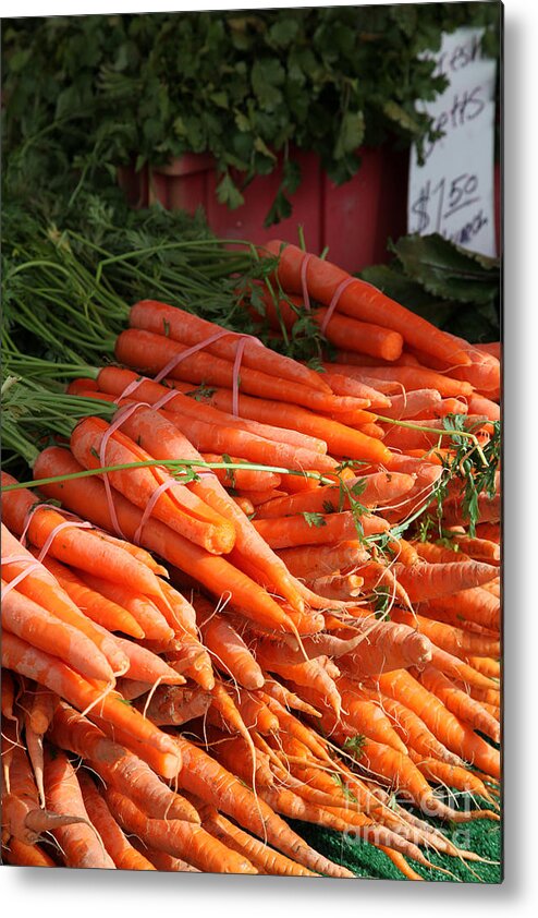 Stilllife Metal Print featuring the photograph Carrot Bounty by Portraits By NC