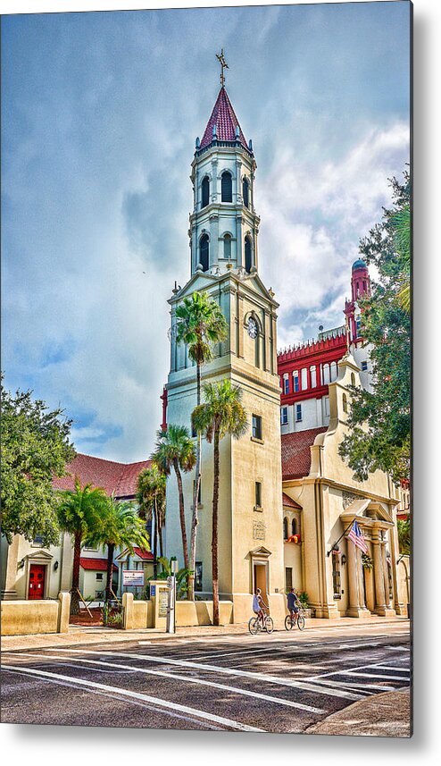 Saint Augustine Metal Print featuring the photograph Cathedral Basilica by Anthony Baatz