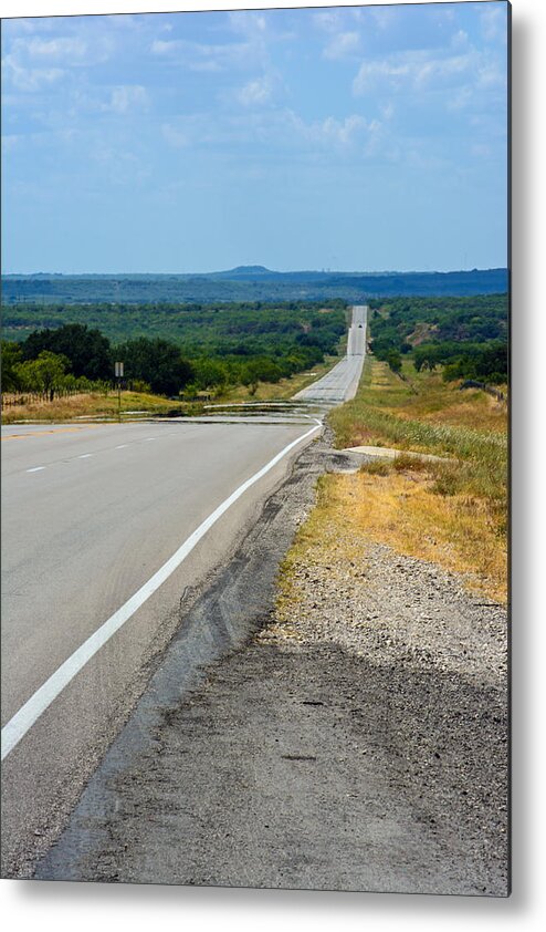Landscape Metal Print featuring the photograph Central Texas Byway by Tikvah's Hope
