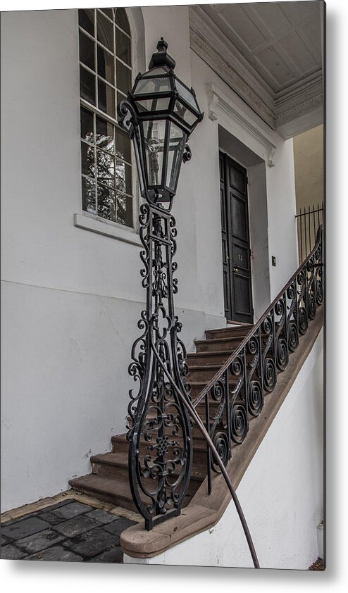 Charleston Metal Print featuring the photograph Charleston Stairwell by John McGraw