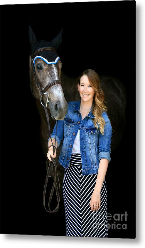  Metal Print featuring the photograph Charlotte-Phil-4 by Life With Horses