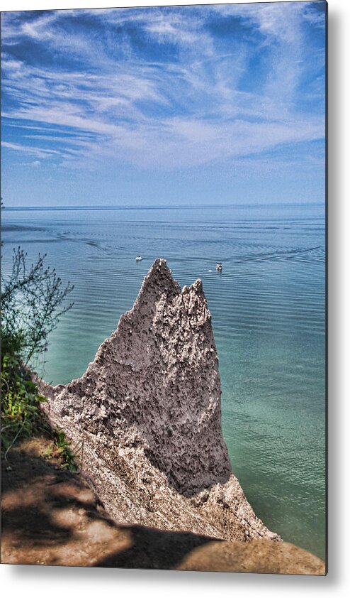 Chimney Bluffs Metal Print featuring the photograph Chimney Bluffs Wolcott NY by Gerald Salamone