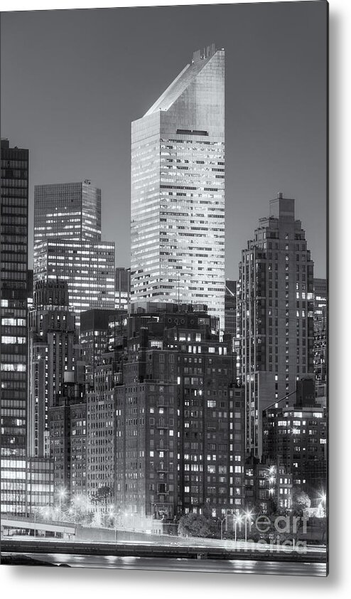 Clarence Holmes Metal Print featuring the photograph Citigroup Building at Twilight II by Clarence Holmes