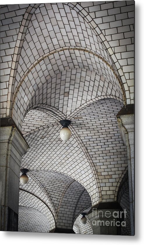 Manhattan Metal Print featuring the photograph City Hall Ceilings by Judy Wolinsky