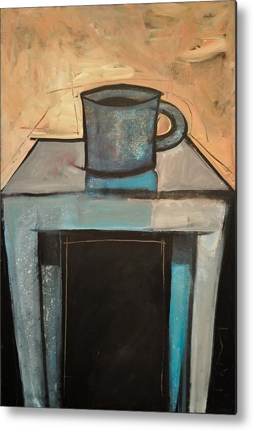 Coffee Metal Print featuring the painting Coffee Table by Tim Nyberg