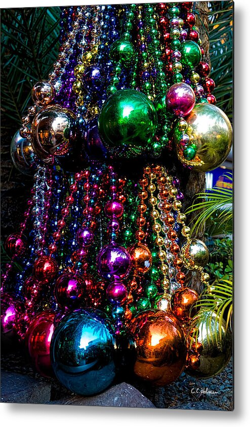 Necklace Metal Print featuring the photograph Colorful Baubles by Christopher Holmes