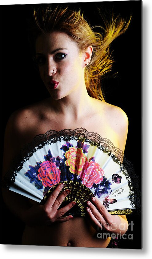 Glamour Photographs Metal Print featuring the photograph Cool breeze by Robert WK Clark