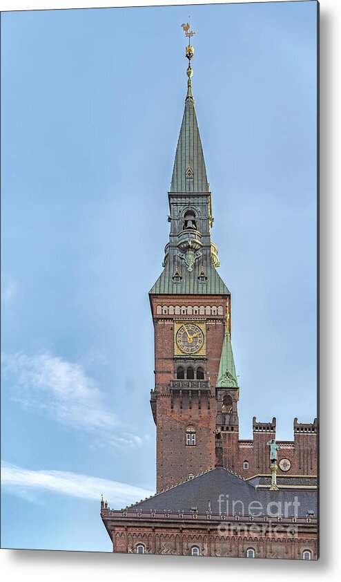 Denmark Metal Print featuring the photograph Copenhagen Town Hall by Antony McAulay