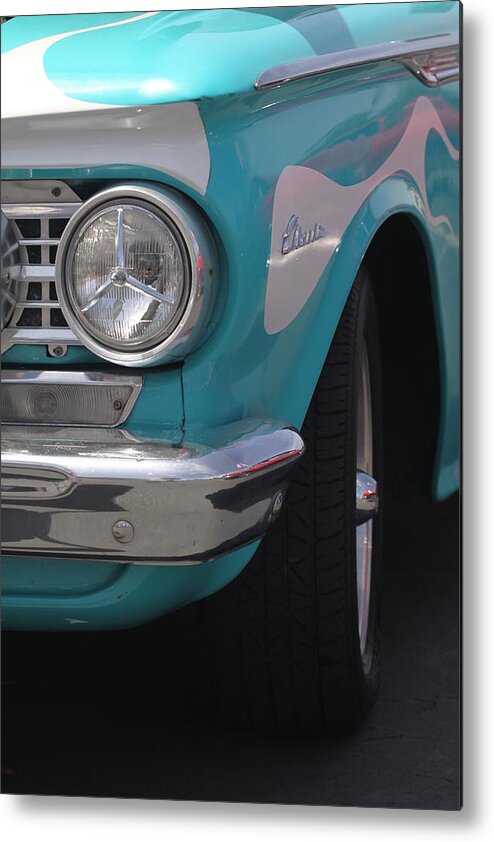 Chevy Metal Print featuring the photograph Corvair Classic by Jeff Floyd CA
