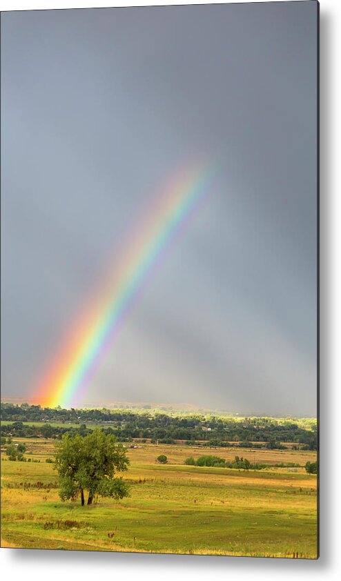 Rainbow Metal Print featuring the photograph Country Rainbow Optics by James BO Insogna