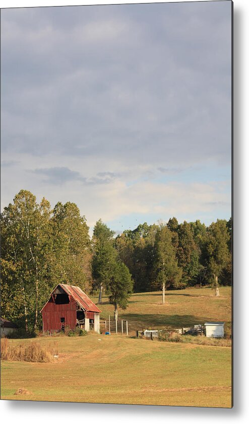 Barn Metal Print featuring the photograph Country Scene by Diane Merkle