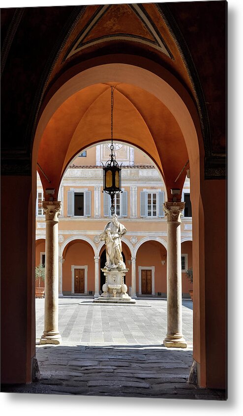 Italy Metal Print featuring the photograph Courtyard in Pisa by Dutourdumonde Photography