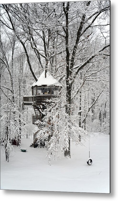 Treehouse Metal Print featuring the photograph Crystal Palace by John Napoli