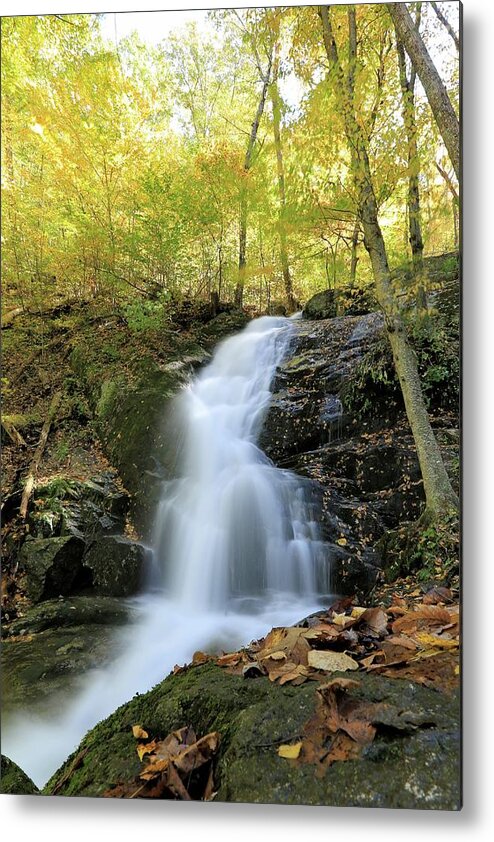 Photosbymch Metal Print featuring the photograph Crabtree Falls in the Fall by M C Hood