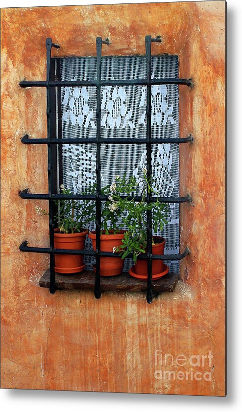 Crochet Metal Print featuring the photograph Albarracin Crochet Sampler by Nieves Nitta