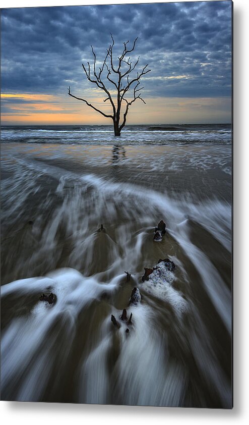 Sunrise Metal Print featuring the photograph Dawn on the Carolina Coast by Rick Berk