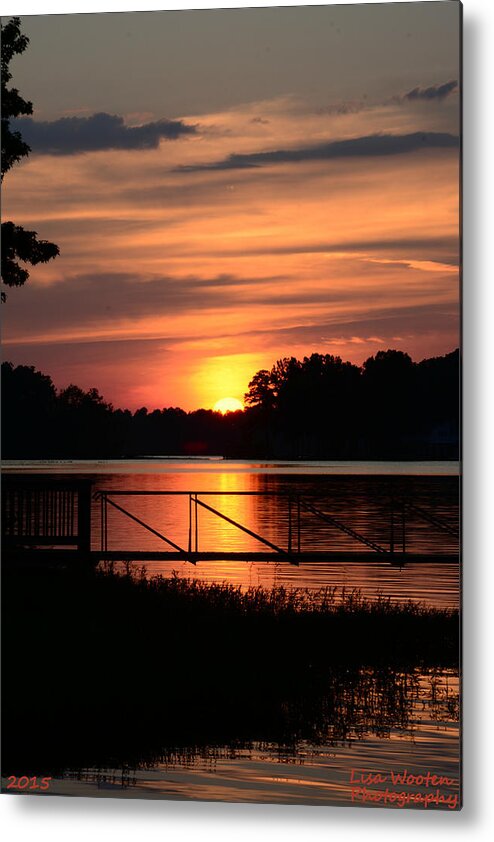 Day Is Done Metal Print featuring the photograph Day Is Done by Lisa Wooten