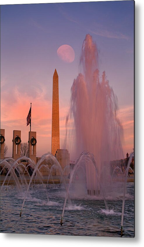 Washington Metal Print featuring the photograph DC Sunset by Betsy Knapp