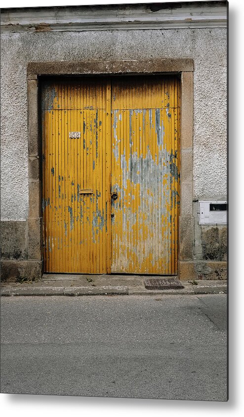 Antique Door Metal Print featuring the photograph Door No 152 by Marco Oliveira