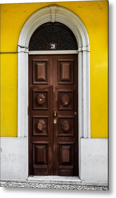 Front Door Metal Print featuring the photograph Door No 20 by Marco Oliveira