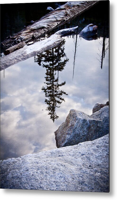 East Roman Nose Lake Metal Print featuring the photograph Downside Up by Albert Seger