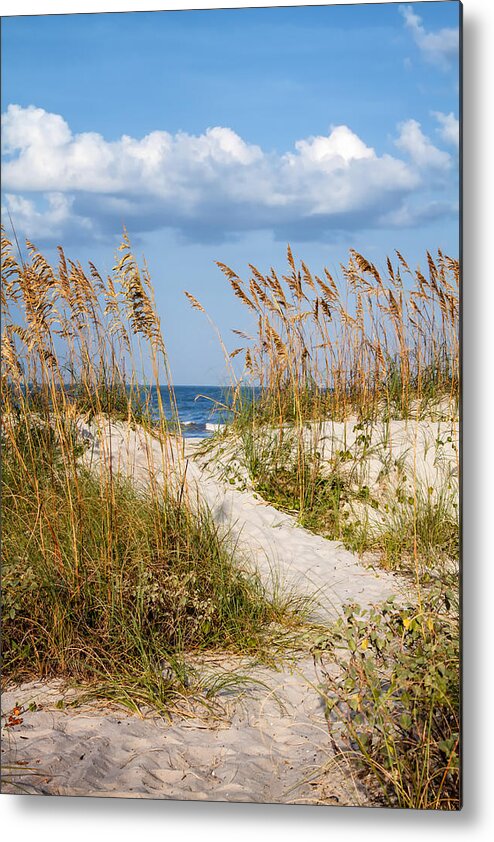 Beach Metal Print featuring the photograph Dune Pathway at the Beach by Dawna Moore Photography