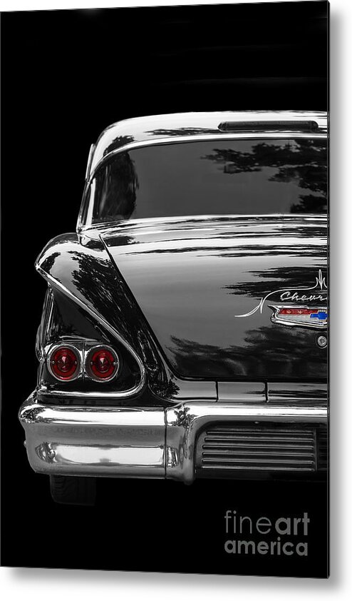 1958 Metal Print featuring the photograph Ebony '58 by Dennis Hedberg