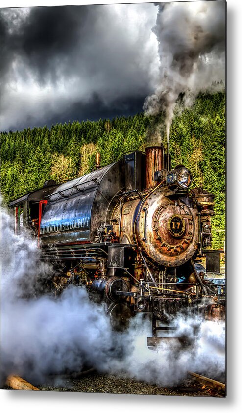 Mt Metal Print featuring the photograph Elbe Steam Engine #17 HDR by Rob Green