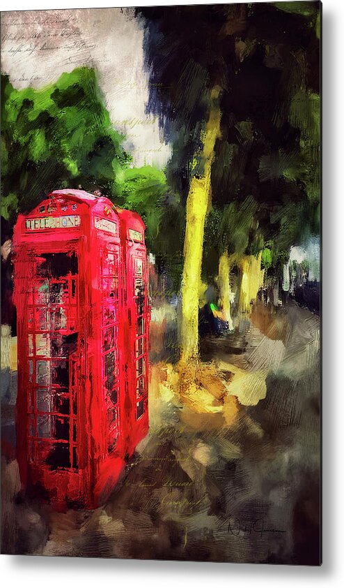 London Metal Print featuring the photograph Embankment by Nicky Jameson