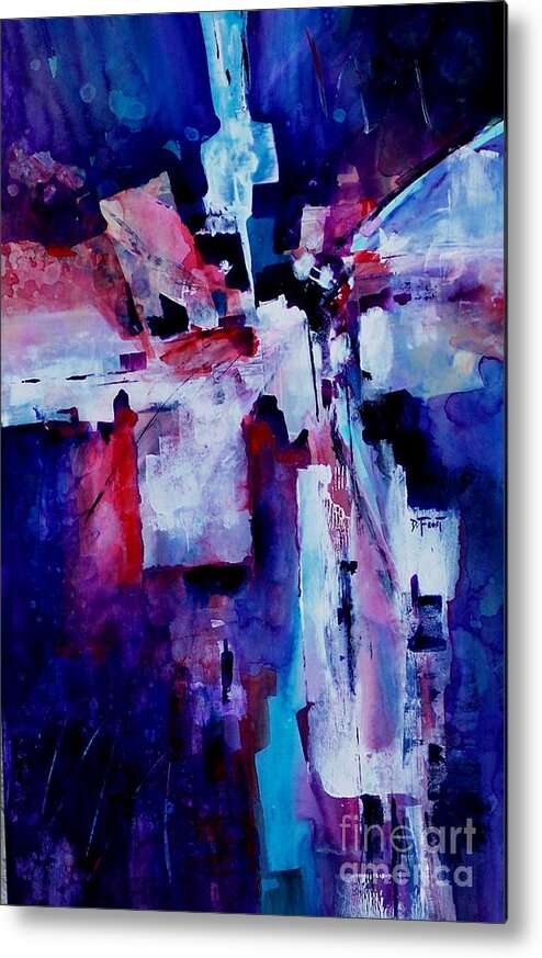 Abstract Expressionism Metal Print featuring the painting Emerging Spirit by Donna Frost