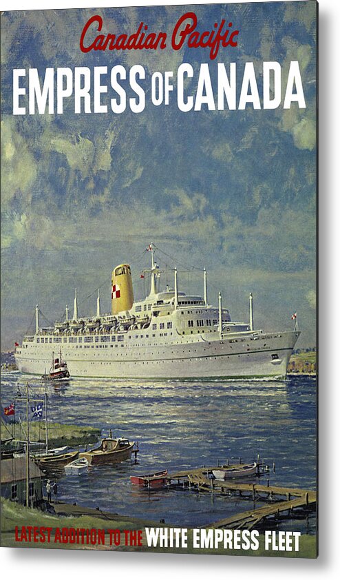 Empress Of Canada Metal Print featuring the photograph Empress Of Canada 1961 by Andrew Fare