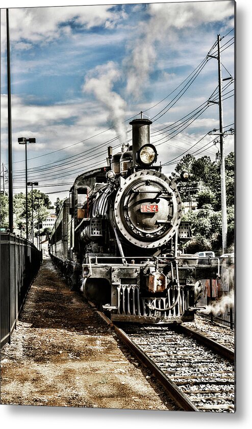 Sharon Popek Metal Print featuring the photograph Engine 154 by Sharon Popek