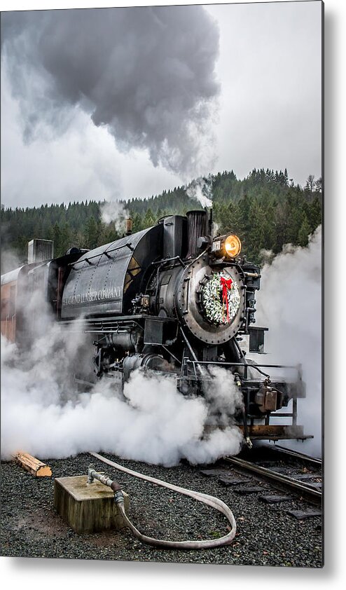 Elbe Metal Print featuring the photograph Engine No. 17 Elbe Christmas Train by Rob Green