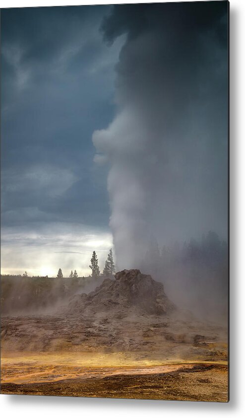 Amaizing Metal Print featuring the photograph Eruption by Edgars Erglis