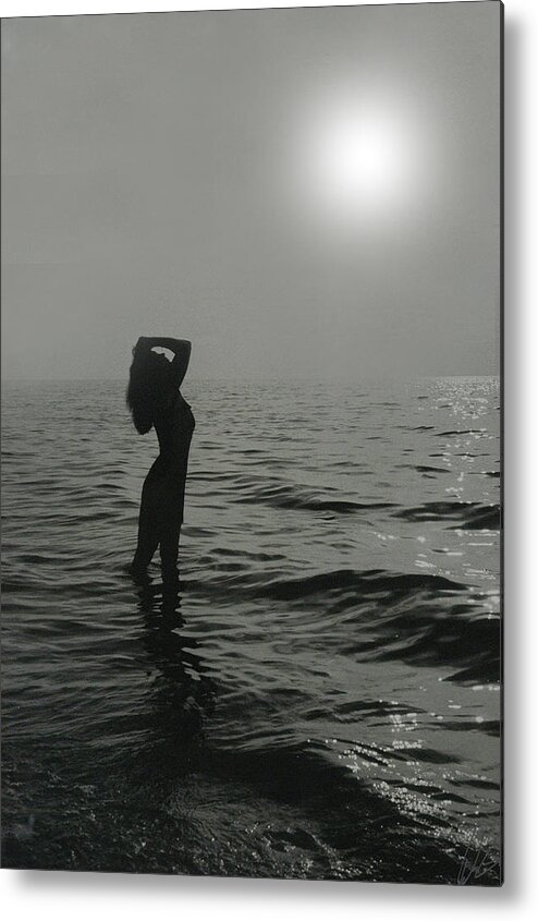 Woman Metal Print featuring the photograph Essence by DArcy Evans