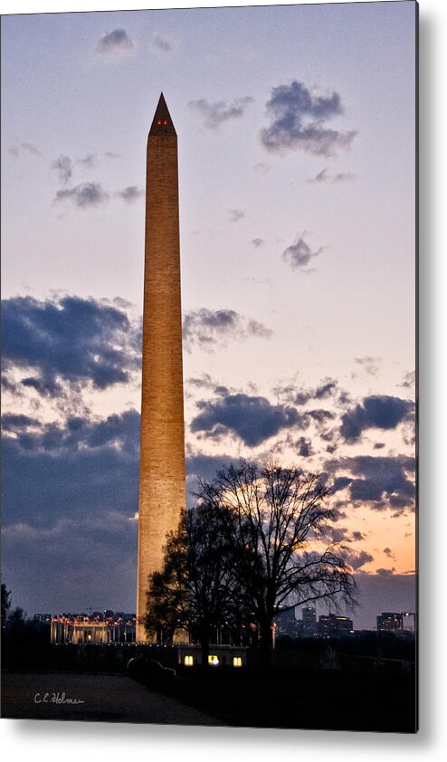 Monument Metal Print featuring the photograph Evening Inspiration by Christopher Holmes