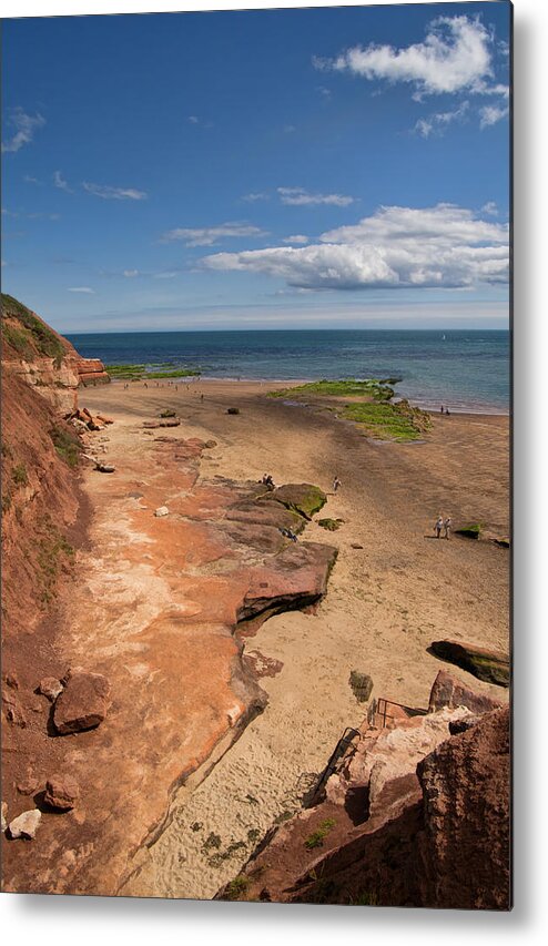 Exmouth Metal Print featuring the photograph Exmouth near Orcombe Point by Pete Hemington