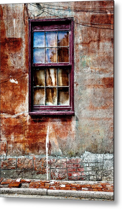 Window Metal Print featuring the photograph Faded Over Time 2 by Christopher Holmes