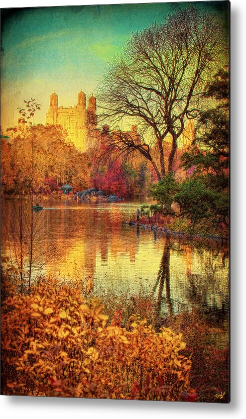 New York Metal Print featuring the photograph Fall Afternoon In Central Park by Chris Lord