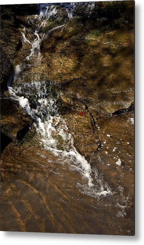 Broadwater Falls Metal Print featuring the photograph Fall Runoff at Broadwater Falls by Michael Dougherty